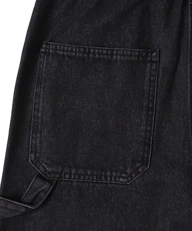 WEGO 【ウエスト紐で調整】イージーペインターグラフィックデニムパンツ 柄2