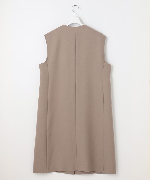 自由区 【2WAY】ライトウールダブルクロス ジャンパースカート ライトグレー系