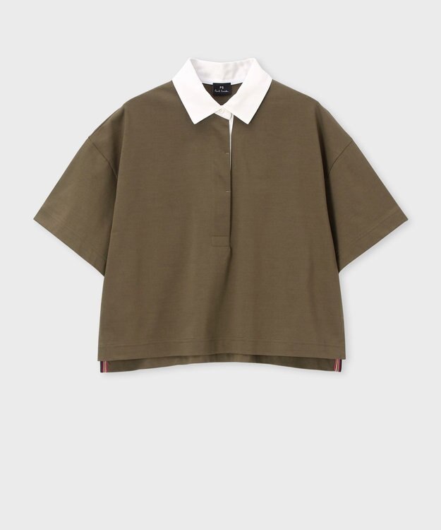Paul Smith コットン ラガーシャツ オリーブ