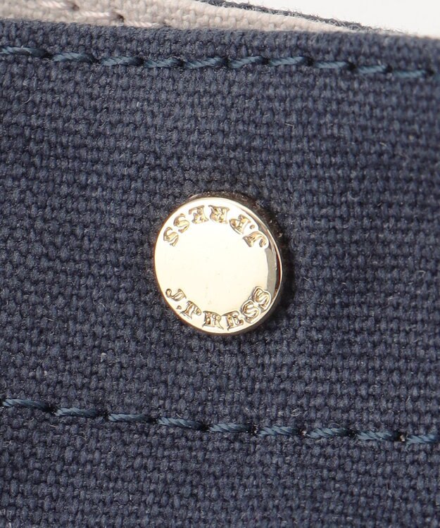 J.PRESS LADIES 【WEB限定カラーあり・セットアイテム・撥水加工・A4サイズ収納可】ポーチ付き PRINTED トート バッグ ネイビー系