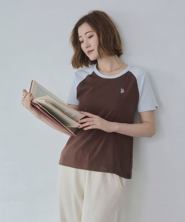 WEGO 【SMLサイズ展開】U.S. POLO ASSN.別注コンパクトTシャツ 柄1