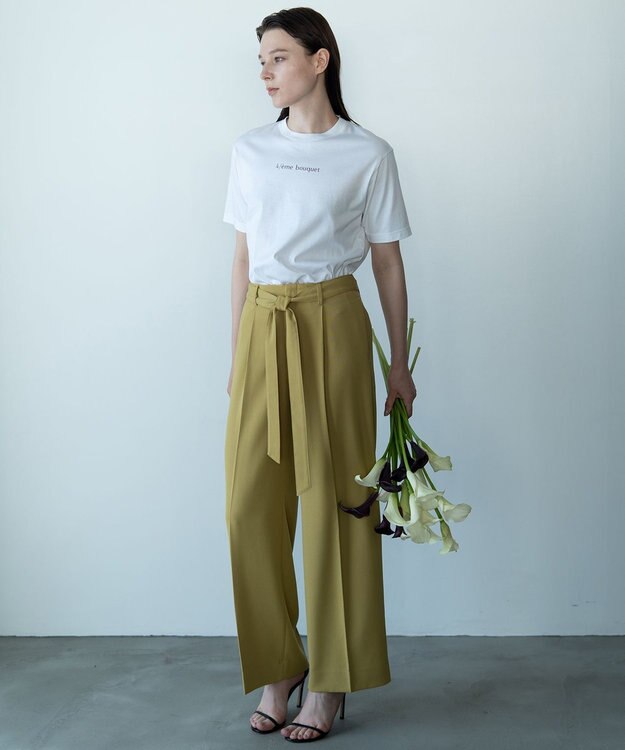 自由区 【カトリエムブーケ】Motif logo ロゴカットソー オフ