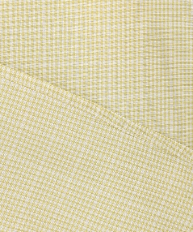 J.PRESS LADIES L 【洗える】セルロース チェック バンドカラー ブラウス ピスタチオ系3