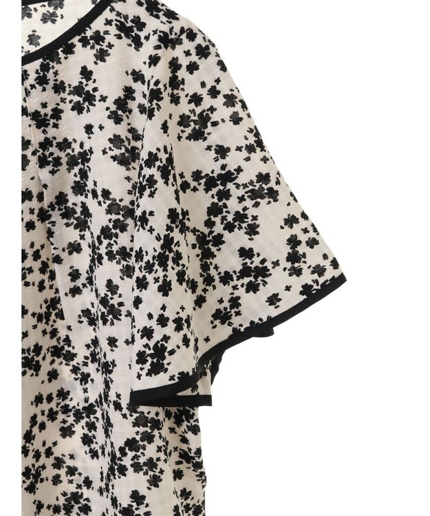 Green Parks アソートバタフライスリーブブラウス Flower