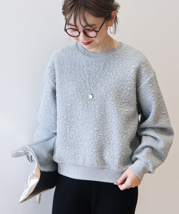 AMERICAN HOLIC フクレジャガードプルオーバー Gray Mixture