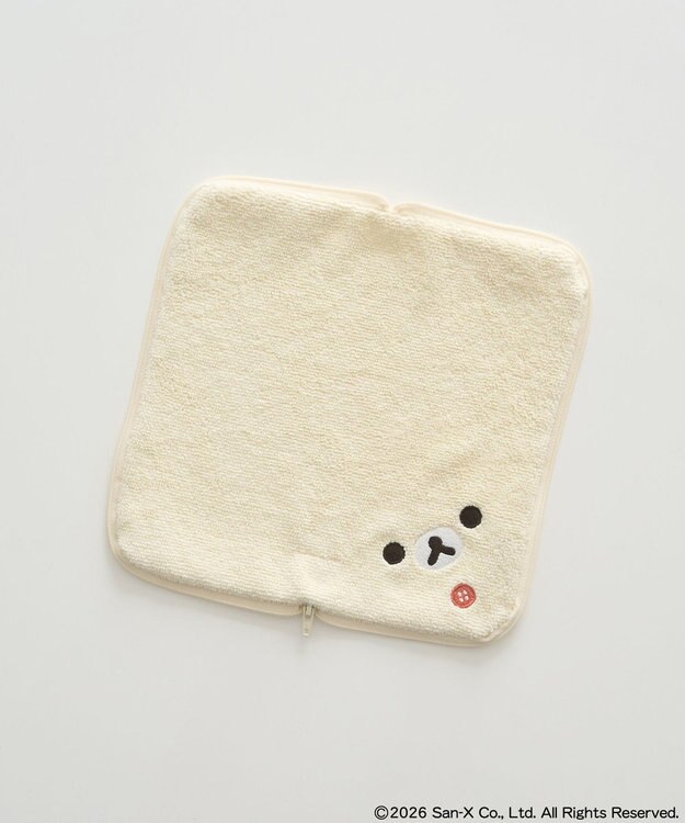 earth music&ecology 【予約】リラックマ×earth 2wayジップハンカチ B