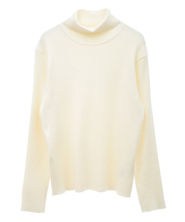 AMERICAN HOLIC バイパチリブタートルネックニットプルオーバー Red