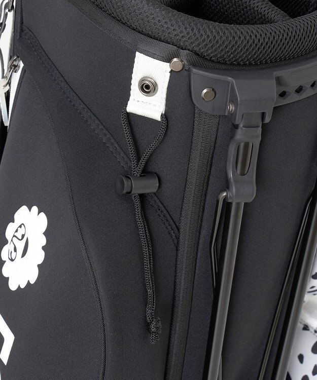 PW CIRCULUS 新作【UNISEX】デタッチャブル キャディバッグ　取っ手付ポーチ・シューズケース付  ゴルフ ブラック系