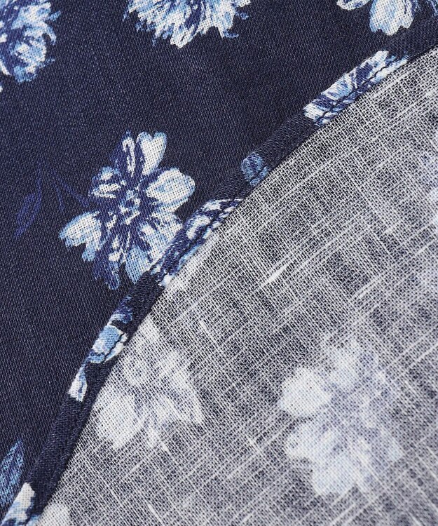 JOSEPH ABBOUD 【麻100％・軽い・涼しい】モイスチャー リネン シャツ ネイビー系6