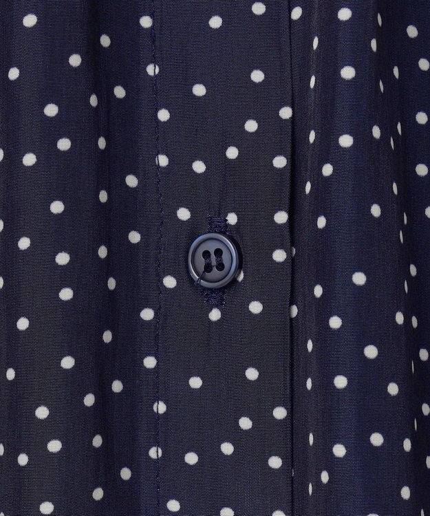 ANY 【洗濯機可】２ＷＡＹボウタイブラウス ドット