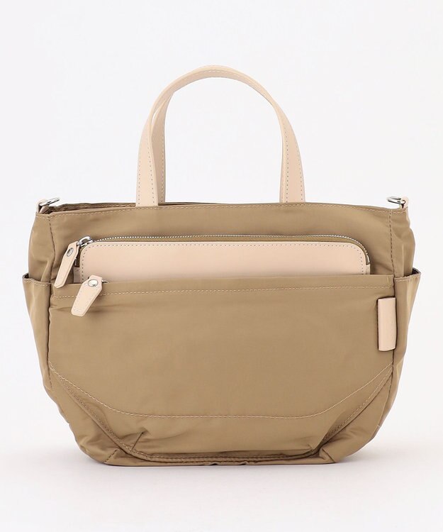 Y'SACCS ポリエステルツイル 2WAYトートバッグ ベージュ