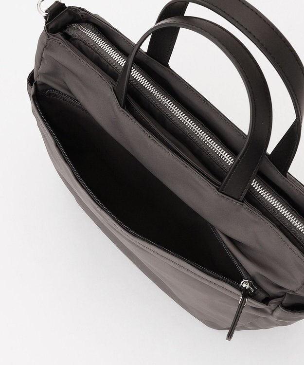 Y'SACCS ポリエステルツイル 2WAYトートバッグ ダークグレー