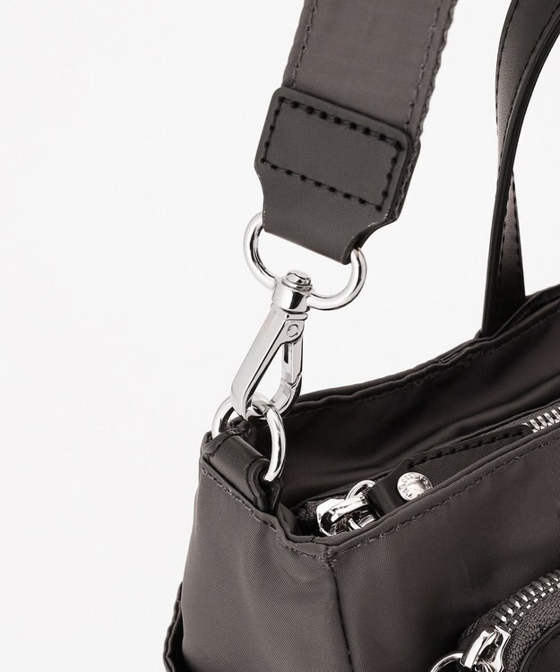 Y'SACCS ポリエステルツイル 2WAYトートバッグ ダークグレー