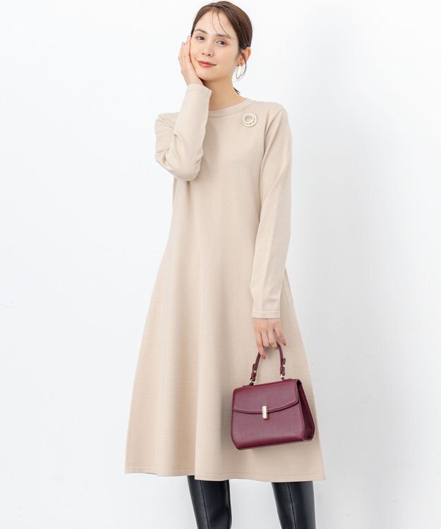 組曲 フルムーンパールブローチ ゴールド系