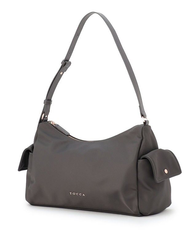 TOCCA IN CREADLE NYLON BAG Ｍ ワンショルダーバッグ ライトグレー系