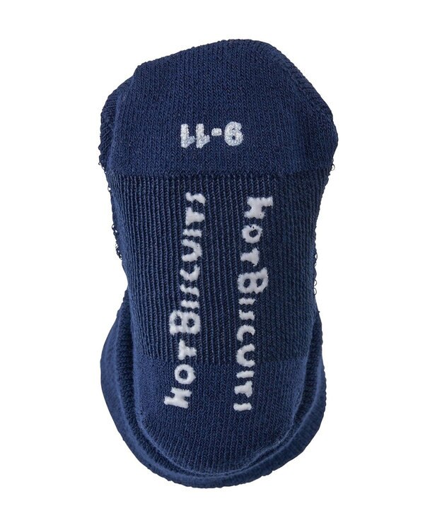 MIKI HOUSE HOT BISCUITS 【9-11cm】 ベビーソックス　アーガイル柄 紺