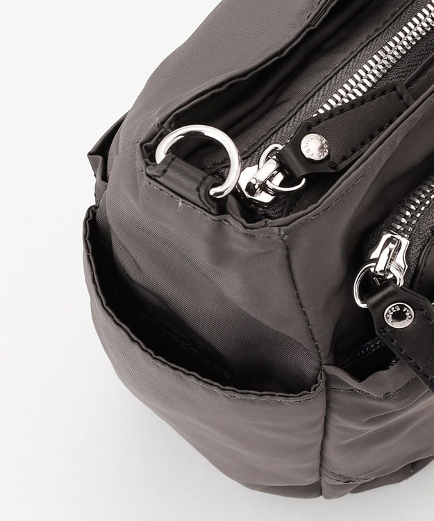 Y'SACCS ポリエステルツイル 2WAYトートバッグ ダークグレー