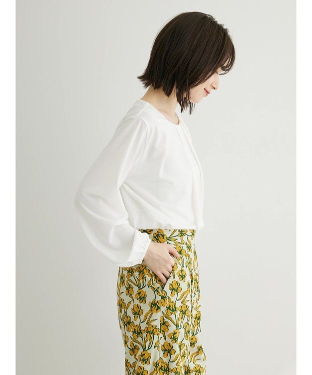 Green Parks ランダムタックブラウソー Off White