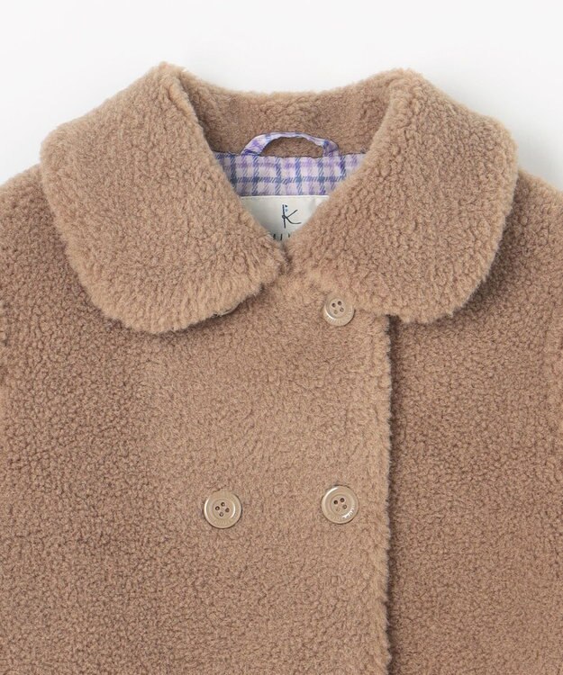 組曲 KIDS 【110-140㎝】スライバー ピーコート ブラウン