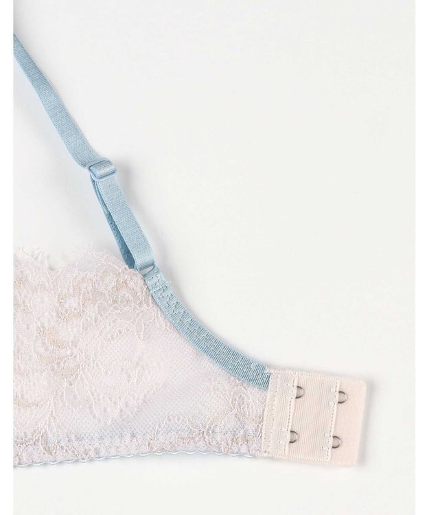 AMPHI ブラジャー 谷間メイク 脇高設計 細身え効果 Gカップまで対応 大きいサイズ 【Glama-Rich グラマリッチ 脇スッキリタイプ】ブラ BYJ603 アンフィ／ワコール ベージュ