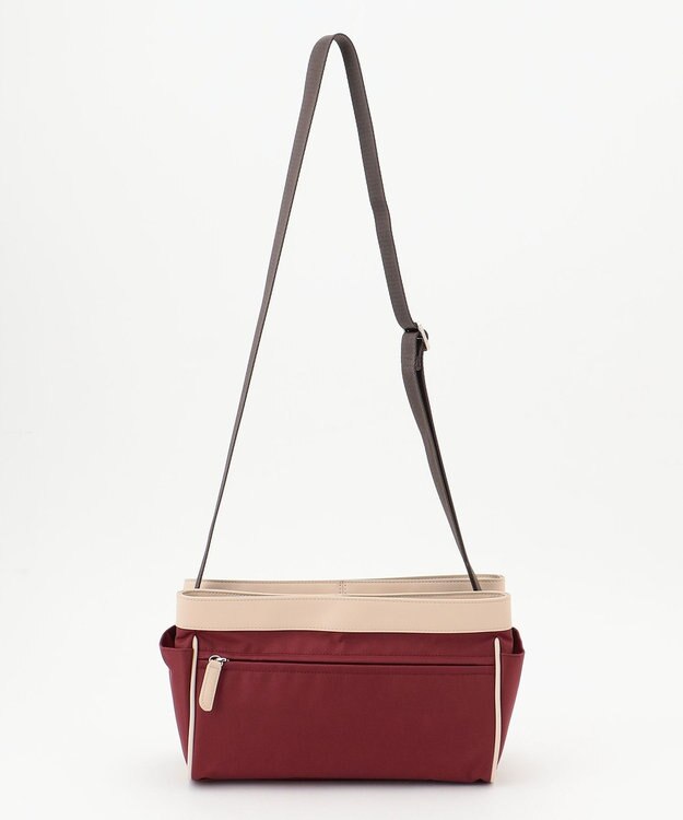 Y'SACCS トラベル ホライズンショルダー ダークレッド