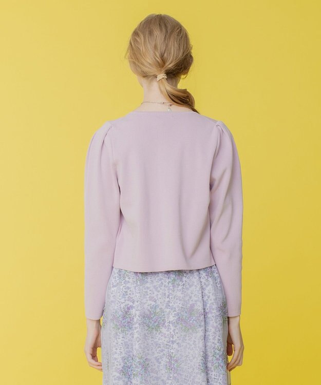 TOCCA 【洗える！】MINOSA KNIT カーディガン ラベンダー系