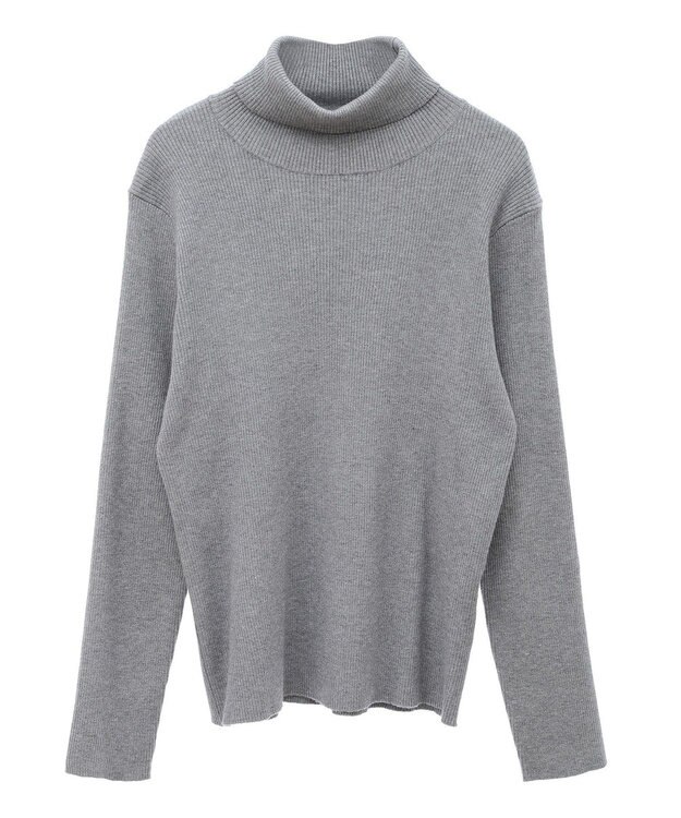 AMERICAN HOLIC バイパチリブタートルネックニットプルオーバー Red