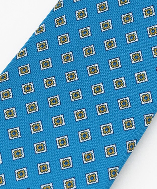 J.PRESS MEN 【ADAMLEY】小紋ネクタイ ターコイズブルー系5