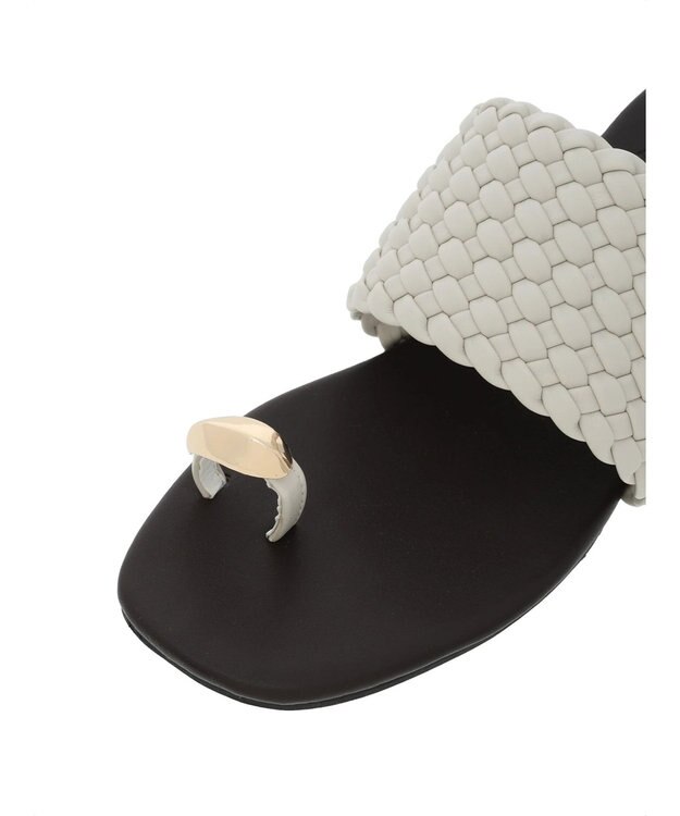 AMERICAN HOLIC リングトングメッシュサンダル Ivory