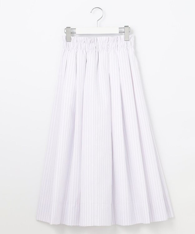 Feroux 【キレイ見えセットアップ対応】オールタック スカート ホワイト系1