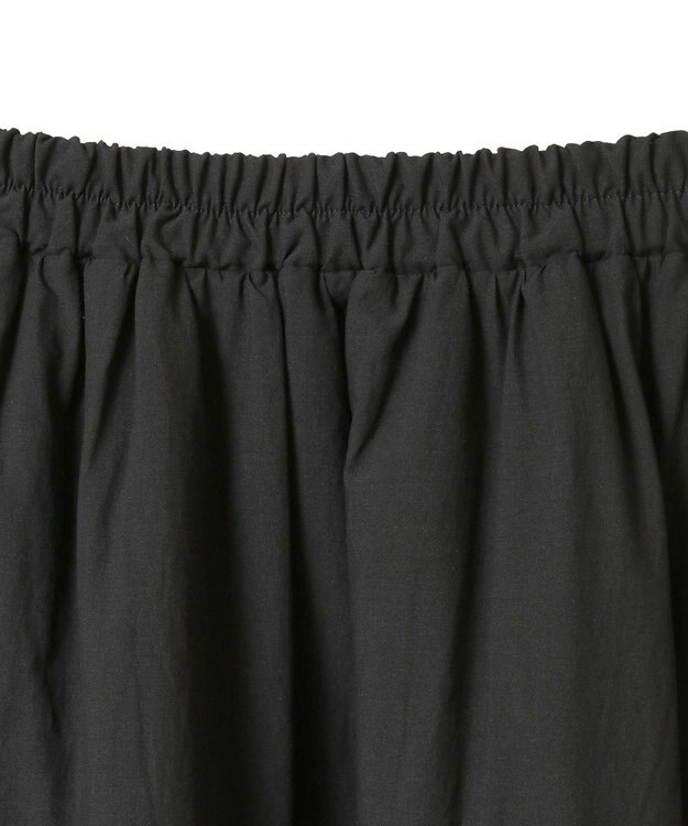 earth music&ecology ピンタックティアードミディスカート Black