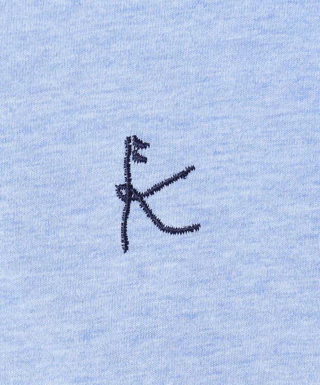 組曲 KIDS 【110-140㎝】フラワーエンブロイダリー チュニック サックスブルー