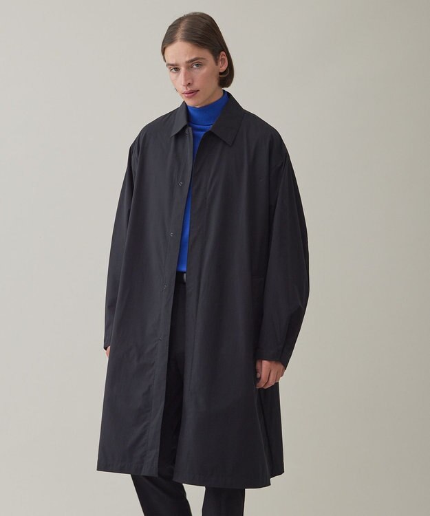 UNFILO MENS 【男女兼用】FINE MOVE ステンカラー コート [23年商品] ブラック