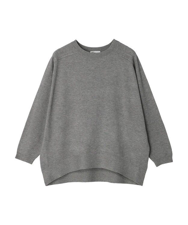 CRAFT STANDARD BOUTIQUE とてもちクルーネックニットプルオーバー Gray Mixture