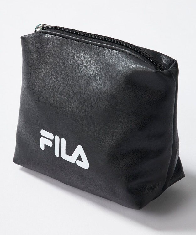 OP／FILA 【FILA】PVCロゴ2WAYバッグ ブラック