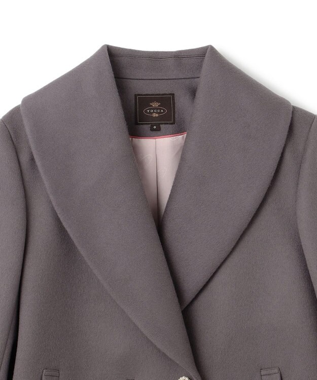 TOCCA 【消臭】PEARL ROCK ショートコート モカ系