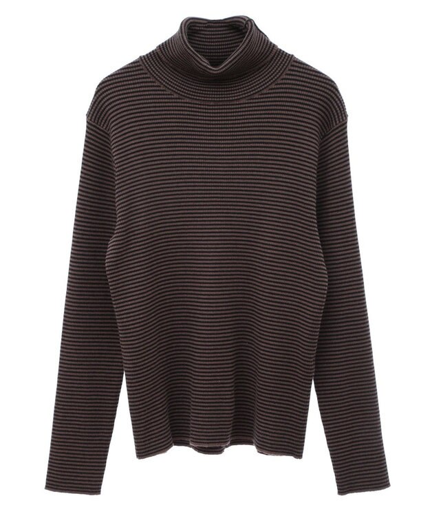 AMERICAN HOLIC バイパチリブタートルネックニットプルオーバー Red