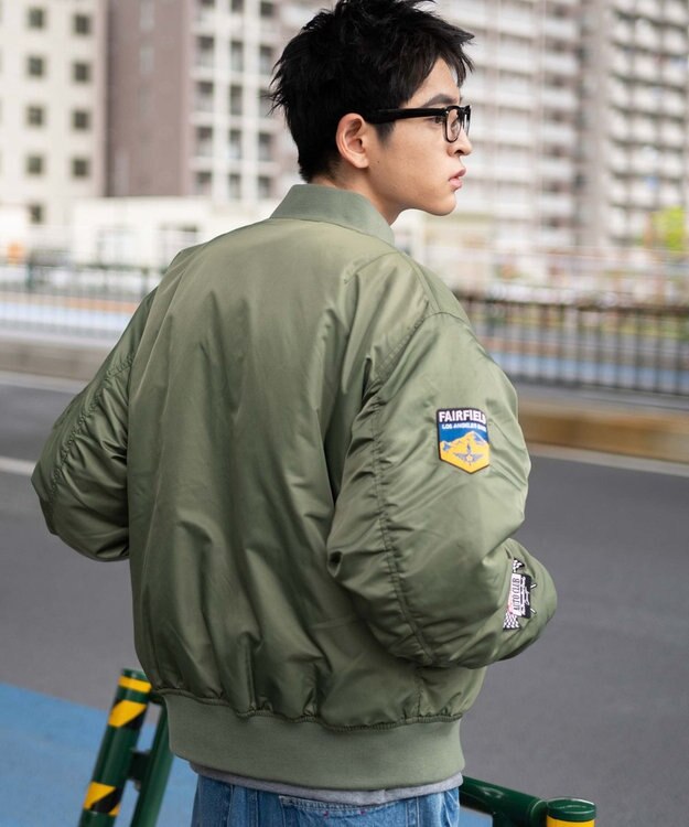 WEGO 【ユニセックス着用ITEM】パテッドワッペンMA－1 カーキ