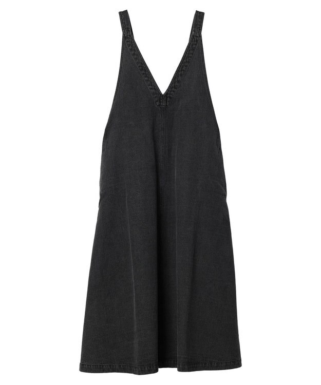 earth music&ecology デニムジャンスカ Black