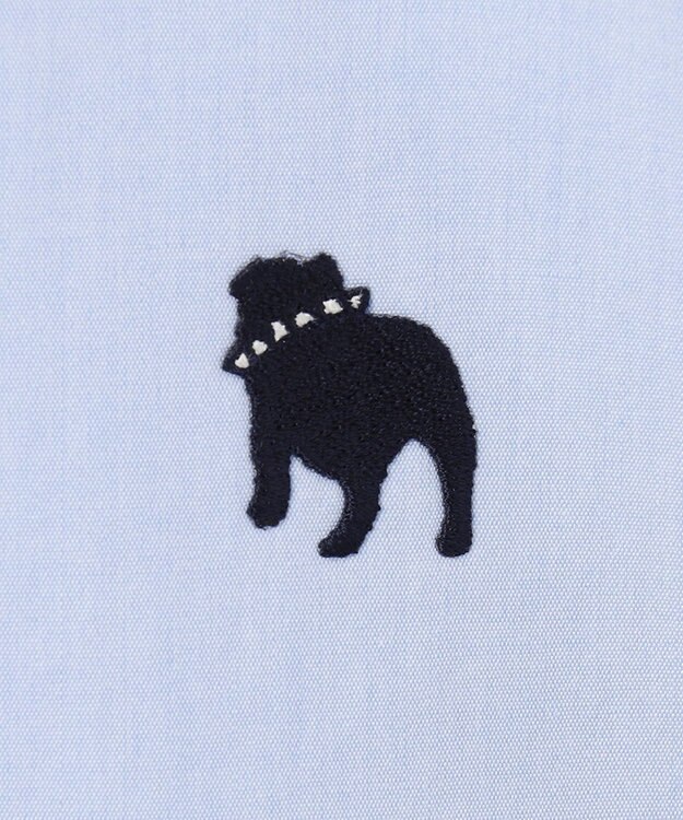 J.PRESS MEN 【WEB限定】ピンオックスバンドカラーバックブル シャツ サックスブルー系