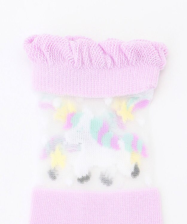 ANY KIDS 【3点セット】ソックス （ユニコーン） ラベンダー