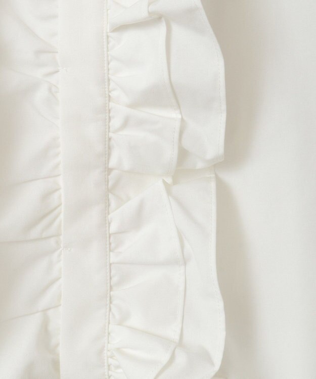 Green Parks フリルブラウス Off White