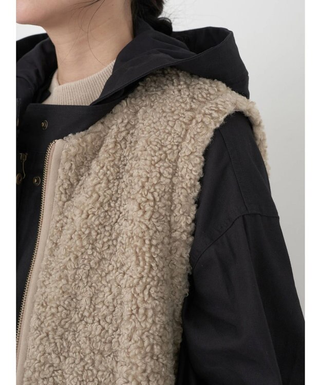 earth music&ecology マルチｗａｙモッズコート Black