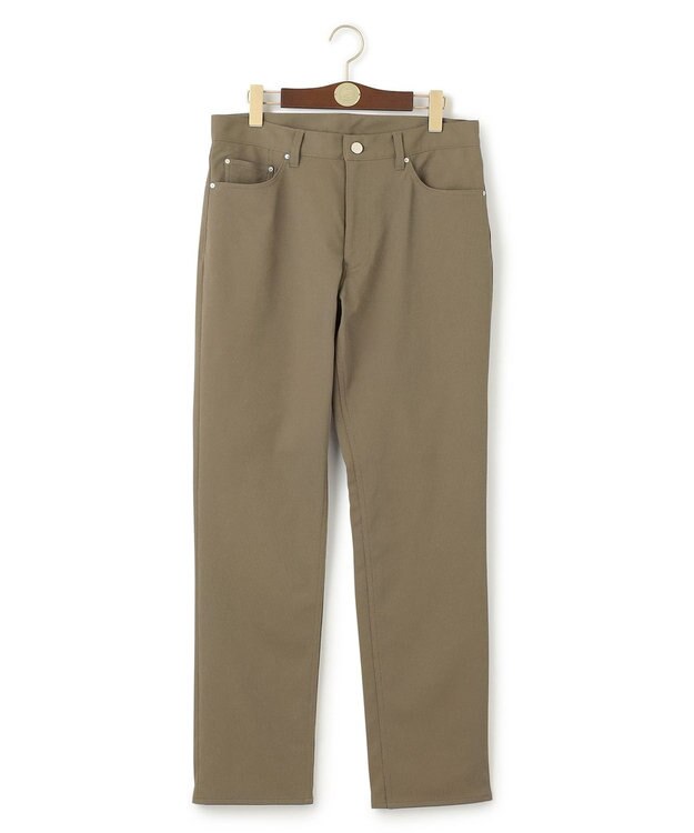 J.PRESS MEN 【WEB・一部店舗限定】ピケストレッチパンツ オリーブ系