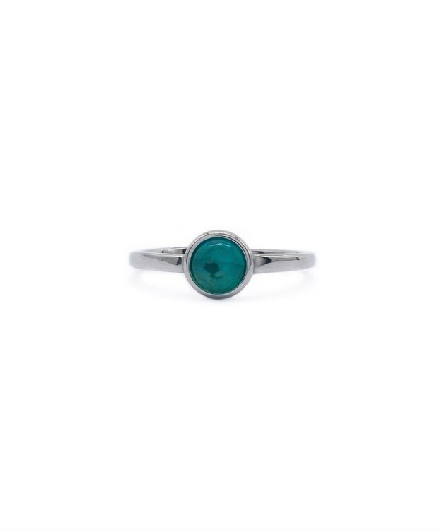 blancotokyo 【金属アレルギー対応】天然石リング Piedra ring SILVER×bluezircon