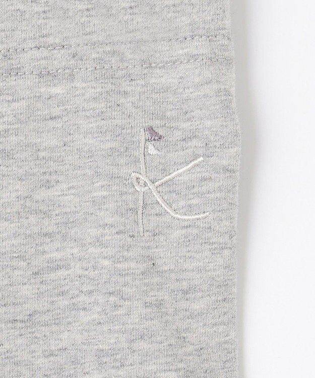 組曲 KIDS 【110-140cm】ストレッチ天竺レギンス（７分丈） グレー系