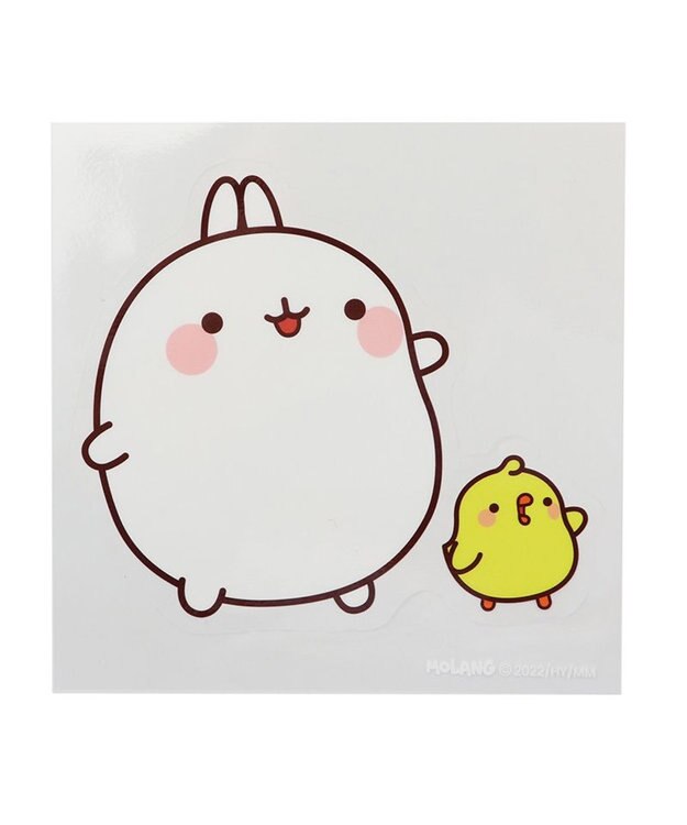 Mother garden 【2/15(日)で販売終了】 マザーガーデン MOLANG モラン 防水・UV加工 どこでもステッカー 《4種 ネットショップセット 》 -