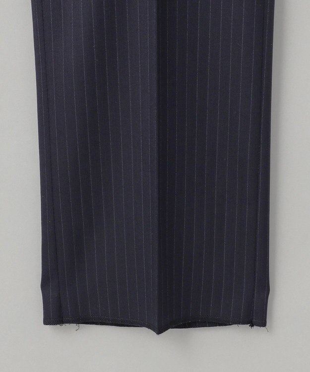GOTAIRIKU 横に伸びる【TasmaniaWool/タマニアウール】ストレッチ スーツ（ネイビーストライプ） ネイビー系1