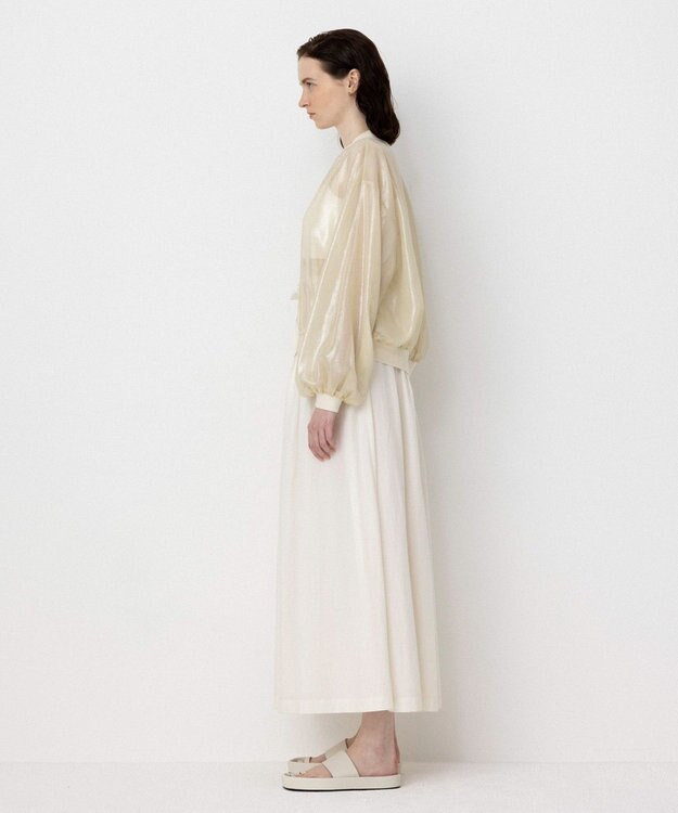 NAVE 【Nave・洗える】ドライタッサー スカート ホワイト系