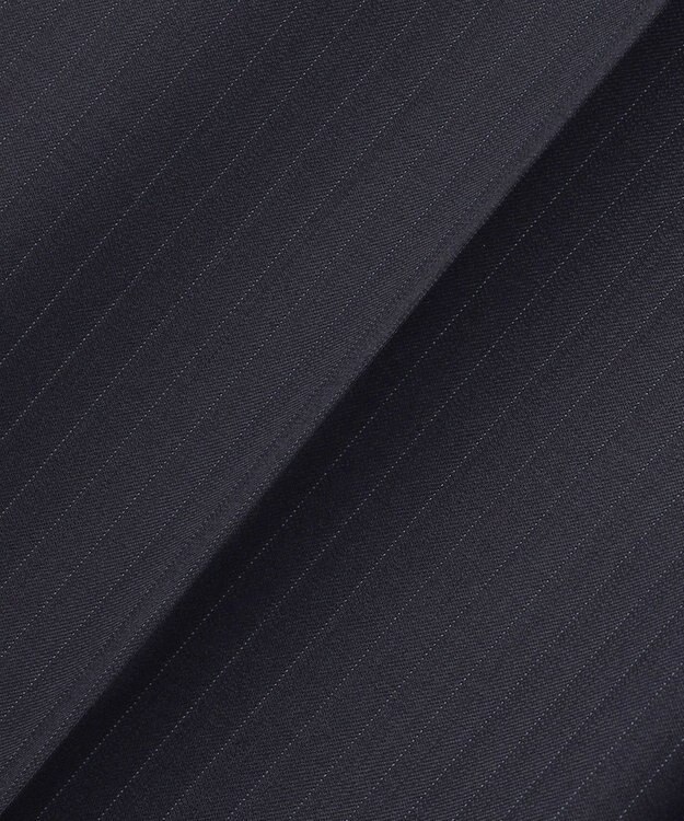 GOTAIRIKU 横に伸びる【TasmaniaWool/タマニアウール】ストレッチ スーツ（ネイビーストライプ） ネイビー系1